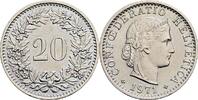 Schweiz 20 Rappen 1971 vz 20.92 元 含税 ＋  167.34 元 运费