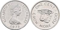 Seychellen 1 Cent 1972 vz 20.92 元 含税 ＋  167.34 元 运费