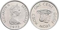 Seychellen 1 Cent 1972 vz 20.92 元 含税 ＋  167.34 元 运费