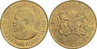 Kenia 10 Cents 1978 ss/vz 20.92 元 含税 ＋  167.34 元 运费
