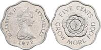 Seychellen 5 Cents 1972 vz 20.92 元 含税 ＋  167.34 元 运费