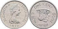 Seychellen 1 Cent 1972 vz 20.92 元 含税 ＋  167.34 元 运费