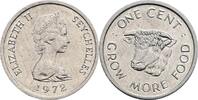 Seychellen 1 Cent 1972 vz 20.92 元 含税 ＋  167.34 元 运费