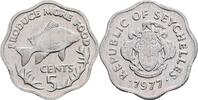 Seychellen 5 Cents 1977 ss/vz 20.92 元 含税 ＋  167.34 元 运费