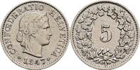 Schweiz 5 Rappen 1947 ss 20.92 元 含税 ＋  167.34 元 运费