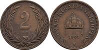 Österreich, Kaiser Franz Joseph I. 2 Filler -
