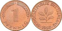 Deutschland 1 Pfennig 1950 G ss 20.92 元 含税 ＋  167.34 元 运费
