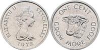 Seychellen 1 Cent 1972 vz 20.92 元 含税 ＋  167.34 元 运费
