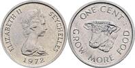 Seychellen 1 Cent 1972 vz 20.92 元 含税 ＋  167.34 元 运费