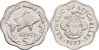 Seyschellen 5 Cents 1977 vz- 20.92 元 含税 ＋  167.34 元 运费