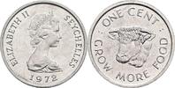 Seyschellen 1 Cent 1972 Queen Elizabeth II. vz 20.92 元 含税 ＋  167.34 元 运费