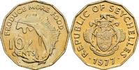 Seyschellen 10 Cents 1977 vz 20.92 元 含税 ＋  167.34 元 运费