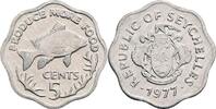 Seyschellen 5 Cents 1977 ss/vz 20.92 元 含税 ＋  167.34 元 运费