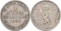 Hessen-Kassel 1 Silbergroschen Kurfürst Friedrich Wilhelm I. (1847-1866) -