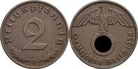 Deutsches Drittes Reich 2 Reichspfennig -