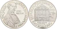 Österreich, 2. Republik 100 Schilling 150 Jahre Wiener Philharmoniker/Otto Nicolai -