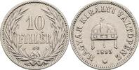 Kaisertum Österreich 10 Filler Kaiser Franz Joseph I. 1848-1916 -