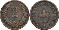 Kaisertum Österreich 2 Filler Kaiser Franz Joseph I. 1848-1916 -