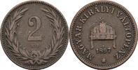 Kaisertum Österreich 2 Filler Kaiser Franz Joseph I. 1848-1916 -