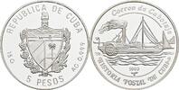 Kuba 5 Pesos Kubanische Postgeschichte/Raddampfer Almendares -