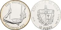 Kuba 10 Pesos 1990 Olympische Sommerspiele Barcelona 1992 - Hochspringer... 334.69 元 含税 ＋  167.34 元 运费