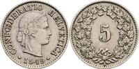 Schweiz 5 Rappen 1949 ss 20.94 元 含税 ＋  167.49 元 运费