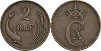 Dänemark 2 Öre Christian IX. 1863-1906 -