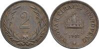 Kaisertum Österreich 2 Filler 1901 KB, Kremnitz Franz Joseph I. 1848-191... 20.92 元 含税 ＋  167.34 元 运费
