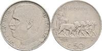 Italien 50 Centesimi 1925 Vittorio Emanuele III. ss 20.92 元 含税 ＋  167.34 元 运费