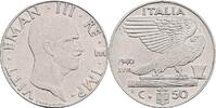 Italien 50 Centesimi 1940 Vittorio Emmanuele III. ss 20.92 元 含税 ＋  167.34 元 运费