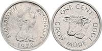 Seyschellen 1 Cent 1972 Queen Elizabeth II. ss 20.92 元 含税 ＋  167.34 元 运费