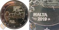 Malta 2 euro2019 Tempel Ħaġrat Met Frans muntteken -