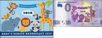 0 Euro Biljetten 0 Euro biljet Nederland 2020 - Baby's eerste bankbiljet Jongen in luxe verpakking -