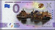 0 Euro Biljetten 0 Euro biljet Nederland 2021- 'Johannes Vermeer, Gezicht op Delft' Gekleurd -