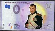 0 Euro Biljetten 0 Euro biljet Nederland 2020 - Monarchs of the Netherlands, Napoleon Bonaparte Gekleurd -