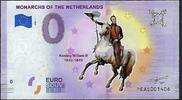 0 Euro Biljetten 0 Euro biljet Nederland 2020 - Monarchs of the Netherlands, Koning Willem II Gekleurd -
