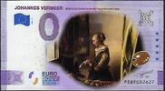 0 Euro Biljetten 0 Euro biljet Nederland 2021- 'Johannes Vermeer, meisje bij het venster' Gekleurd -