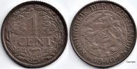 Netherlands Nederland 1940 1 Cent Wilhelmina -