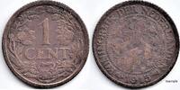Netherlands Nederland 1915 1 Cent Wilhelmina F- -