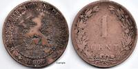 Netherlands Nederland 1902a 1 Cent Wilhelmina F- -