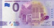 0 Euro Biljetten 0 Euro biljet Nederland 2021- 'Johannes Vermeer, Het Straatje 1657' -