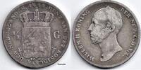 Netherlands Nederland 1848 ½ Gulden Willem II F- -