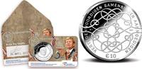 Nederland 10 euro Nederland 2017 10 euro verjaardagstientje in coincard 1e dag uitgifte -