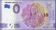 0 Euro Biljetten 0 Euro biljet Nederland 2021- 'Prinses Amalia 18 jaar' -