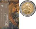 San Marino 2 Euro2019 Leonardo da Vinci in blister -