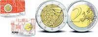 Speciale 2 euromunten 2 Euro Nederland 2022 'Erasmus-programma' in coincard -