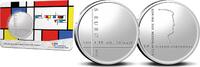 5 Euro Nederland 2022 Het Mondriaan Vijfje in coincard -