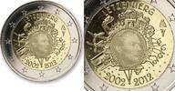 Speciale 2 euromunten 2 Euro Luxemburg 2012 10 jaar Euro -