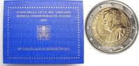 Vaticaan 2 Euro2007 Paus Benedictus 80 jaar -