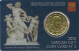 Vaticaan Vaticaan 2012 50 Cent in coincard Nummer 3 -